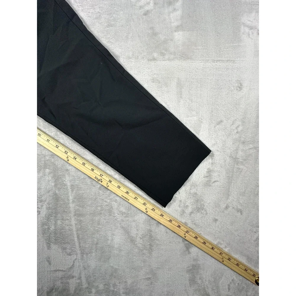 Banana Republic Avery Trouser Pants Womens Size 10P Black Stretch Wool Slacks